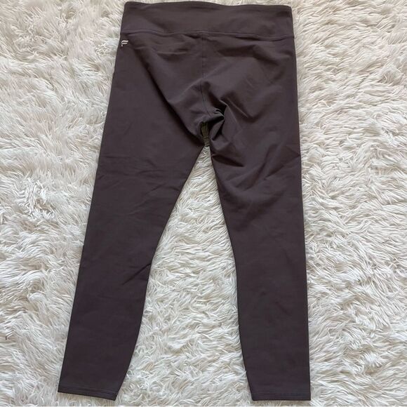 Fabletics workout leggings solid grey capri size small waist pocket - Picture 4 of 6